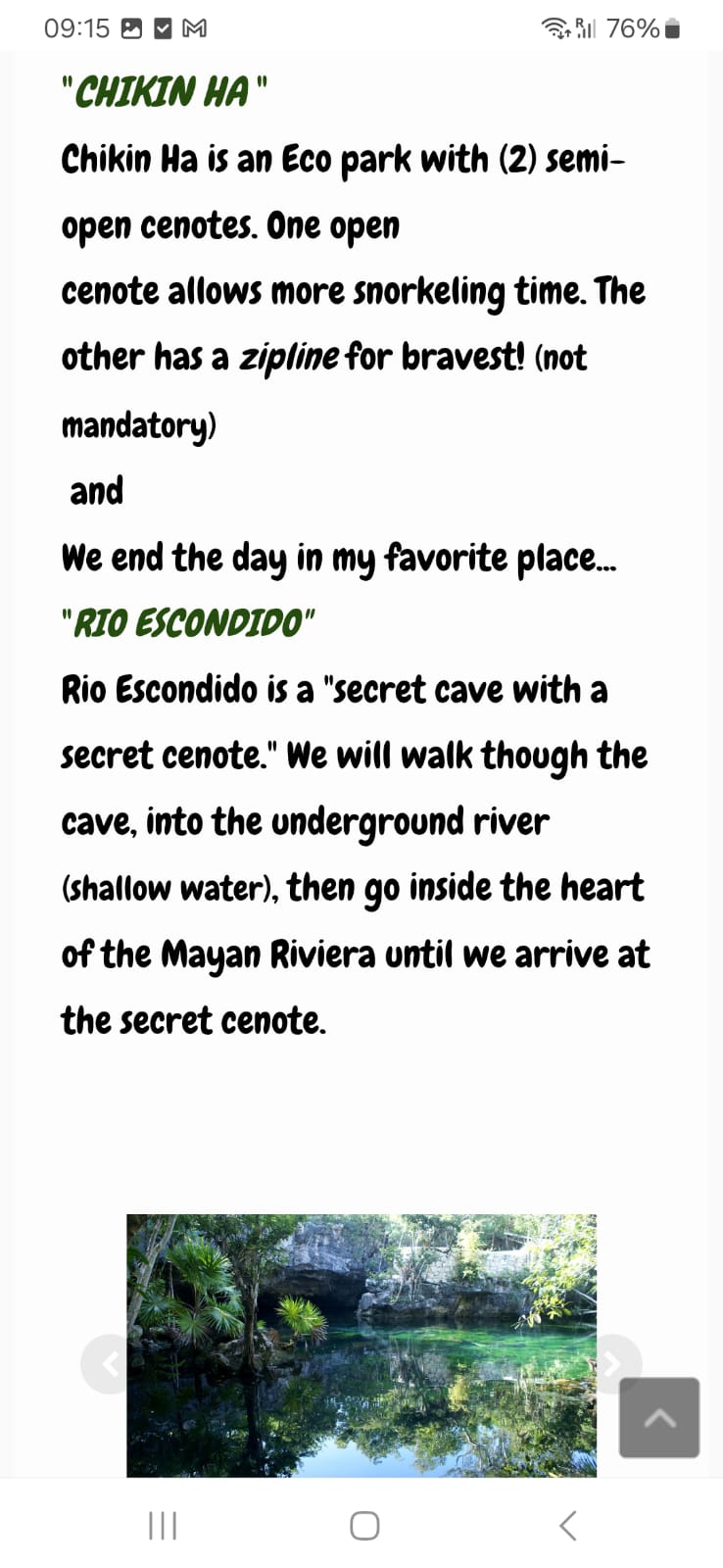 Cenote & Cave Adventure